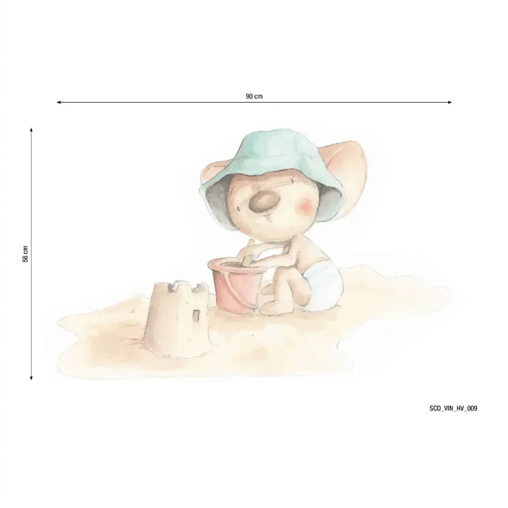 Vinilo Decorativo Infantil JUEGOS EN LA ARENA