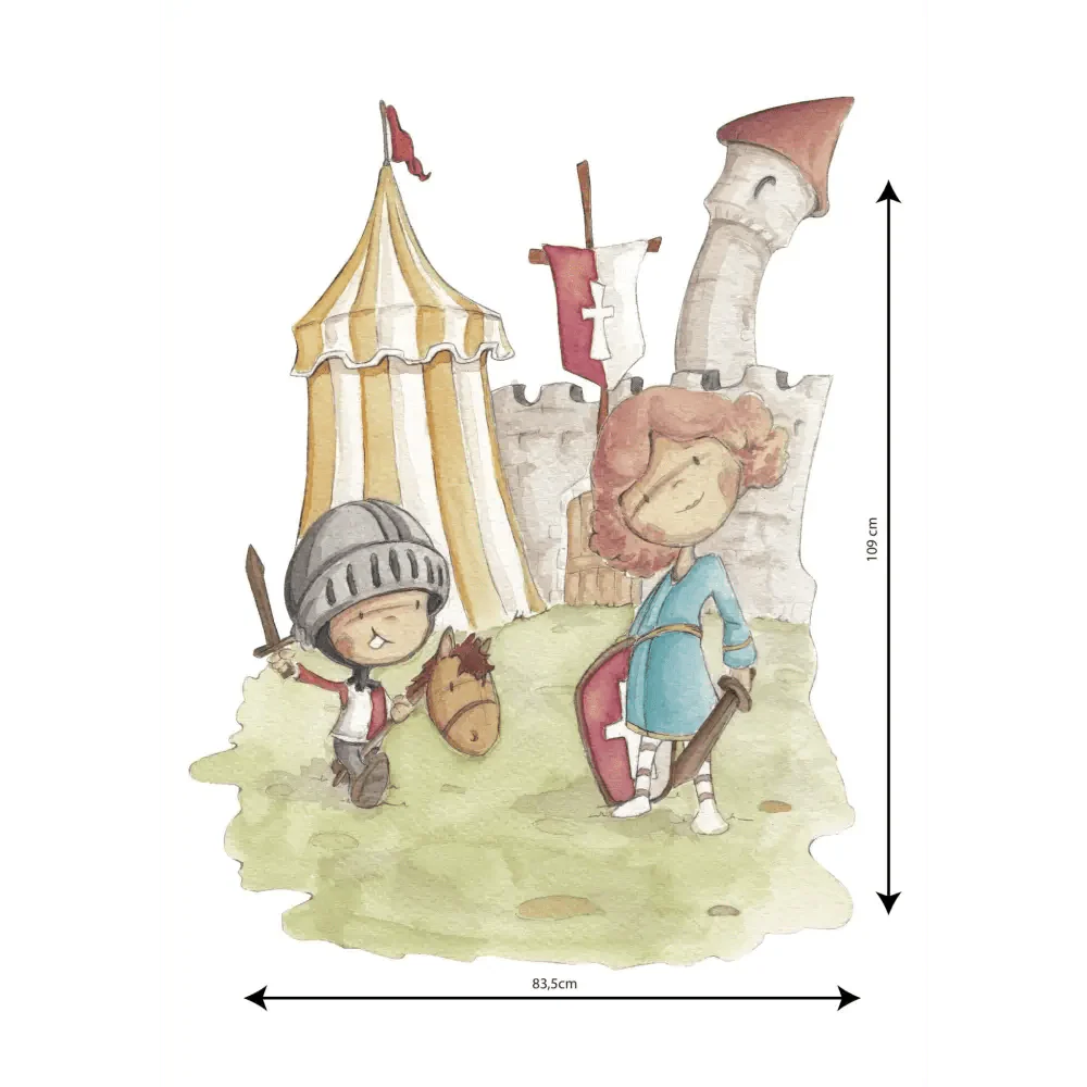 Vinilo Decorativo Infantil KNIGHT