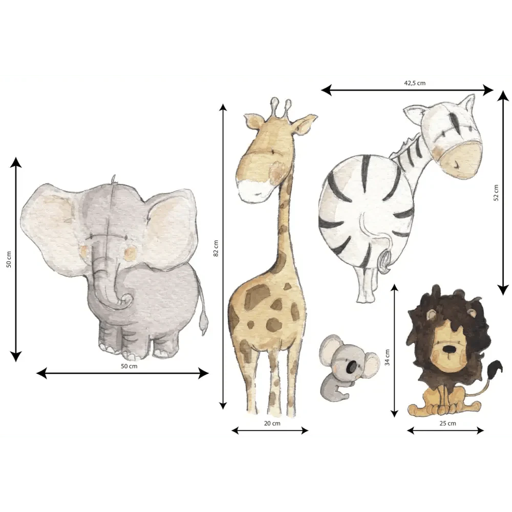 Vinilo Decorativo Infantil MADAGASCAR - SUEÑOS DE CIGUEÑA