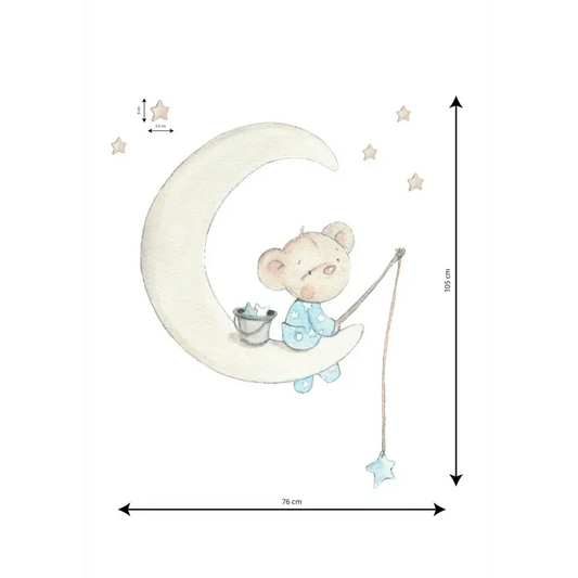 Vinilo Decorativo Infantil ON THE MOON