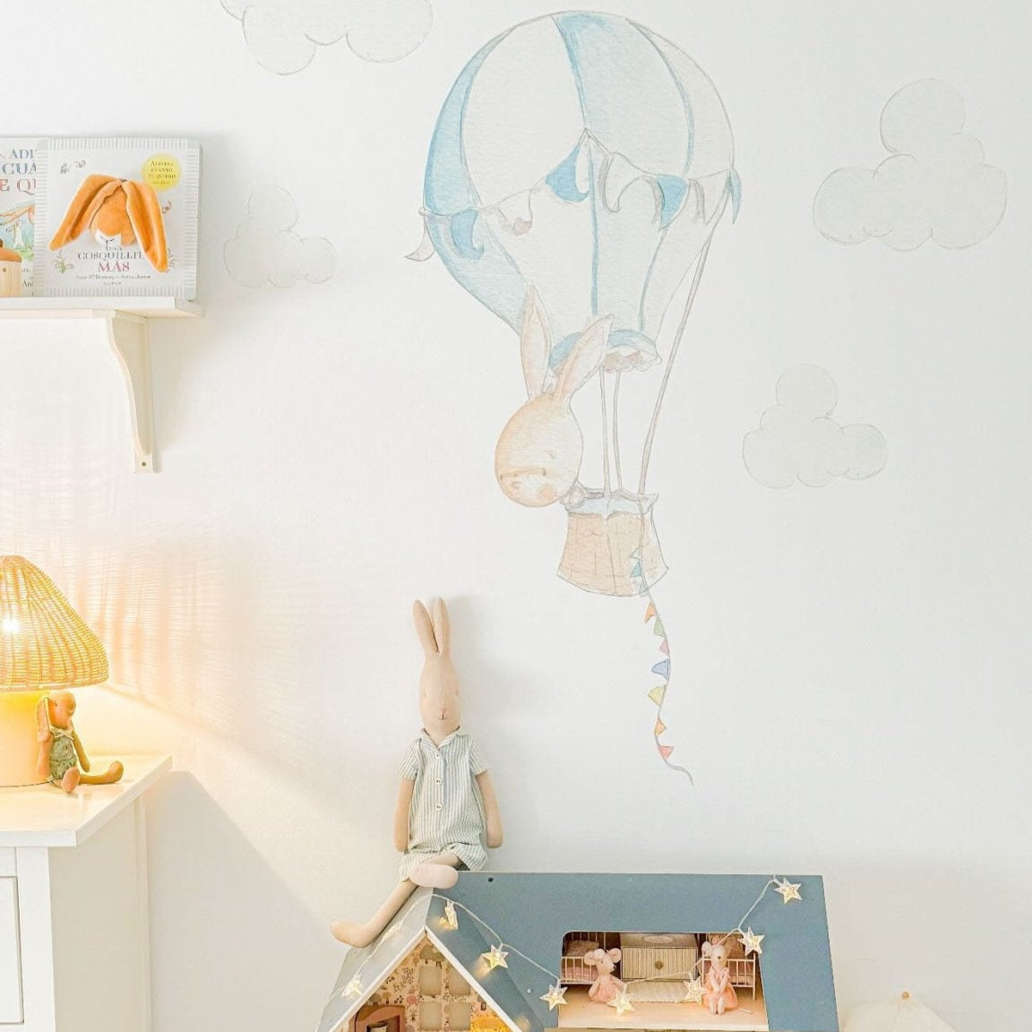 Vinilo Decorativo Infantil RABBIT IN BALLOON