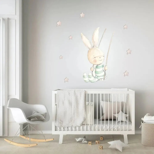 Vinilo Decorativo Infantil SWING RABBIT