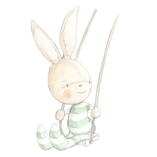 Vinilo Decorativo Infantil SWING RABBIT