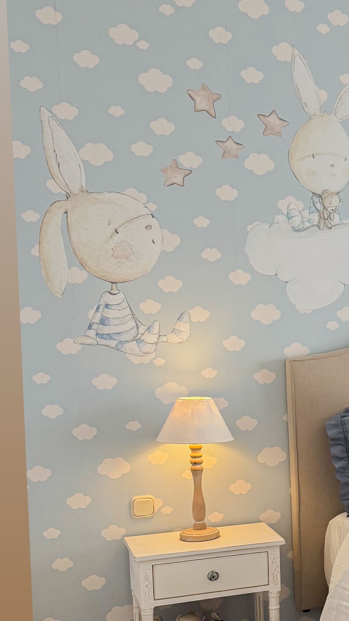 Vinilo Decorativo Infantil TWIN RABBIT