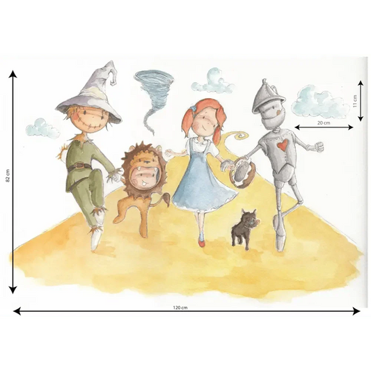 Vinilo Decorativo Infantil WIZARD OF OZ