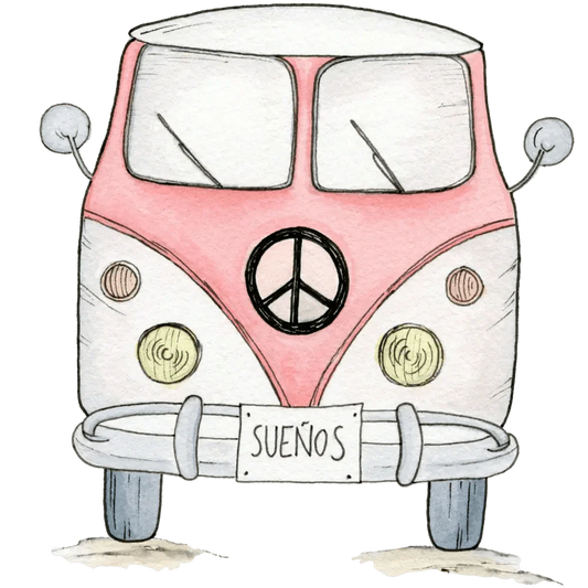 Vinilo Decorativo VAN Roja 95x95cm