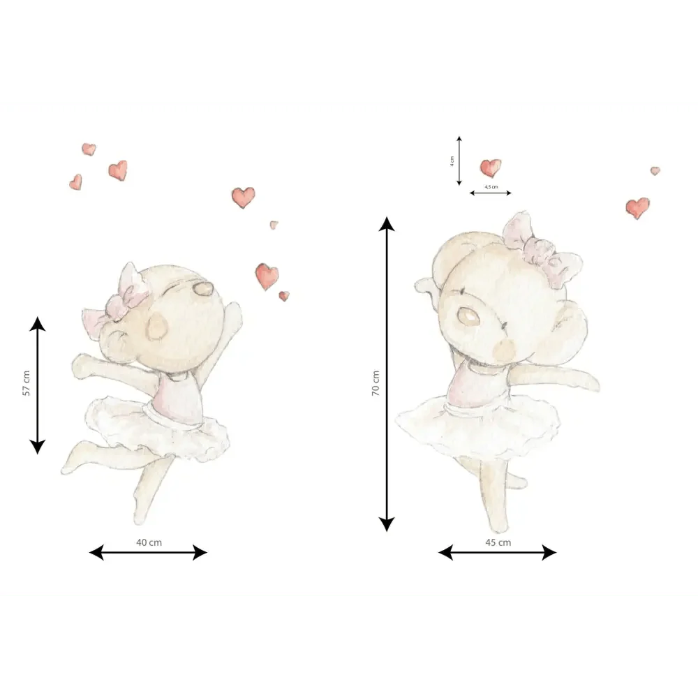 Vinilo Infantil - Ositas bailarinas - TO DANCE