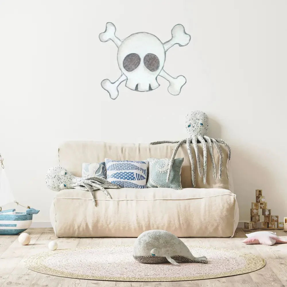 Vinilo Infantil "Small" SKULL 80x94cm