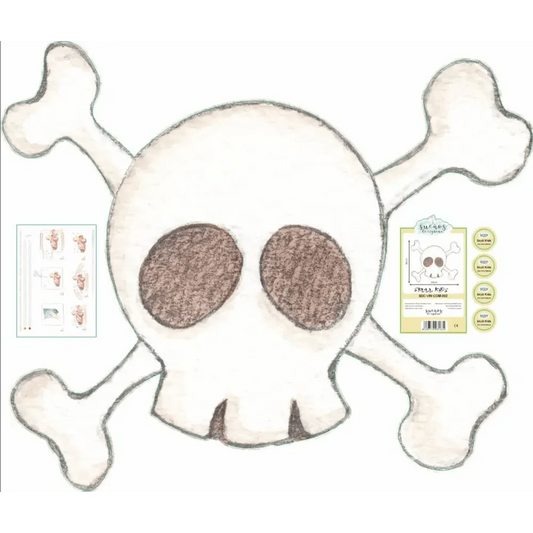 Vinilo Infantil "Small" SKULL 80x94cm
