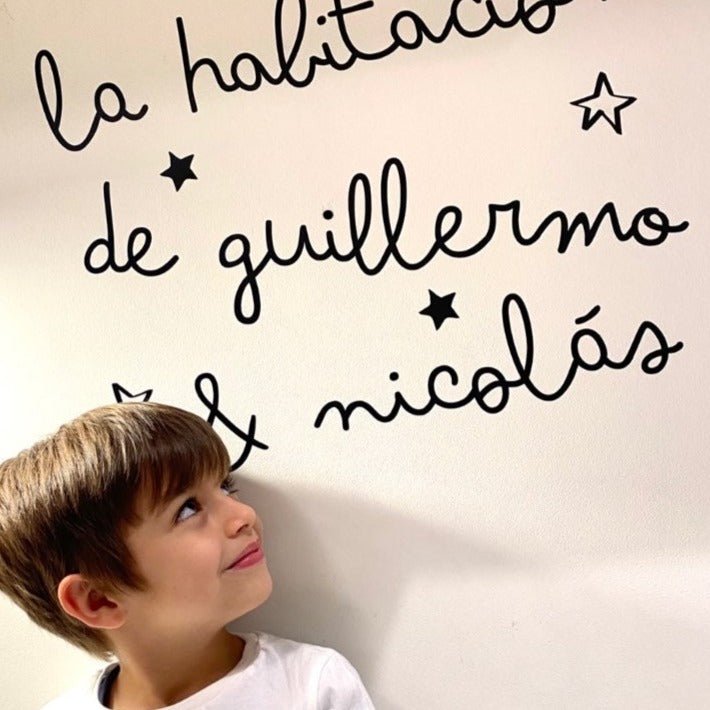 Vinilo Personalizado "La habitación de..."