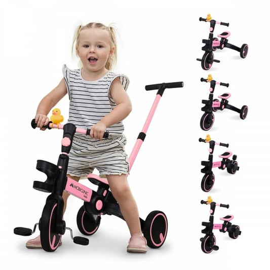Triciclo rosa evolutivo 5 en 1 Chase Mobiclinic – Crece con tu hijo MM-00210/09-RS