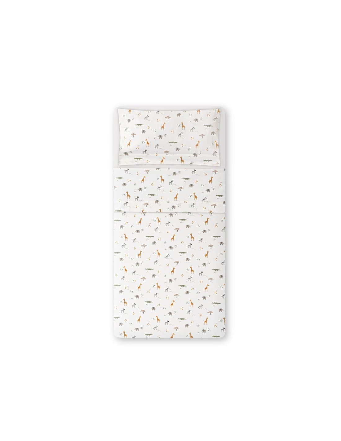 Tríptico de cuna bebé estampado sabana INTERBABY 621003347 – Juego de sábanas suave y acogedor