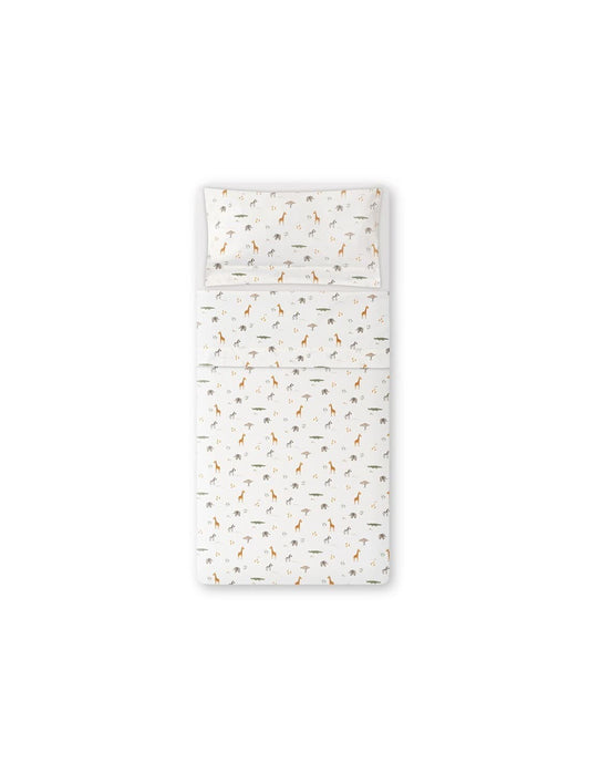 Tríptico de cuna bebé estampado sabana INTERBABY 621003347 – Juego de sábanas suave y acogedor