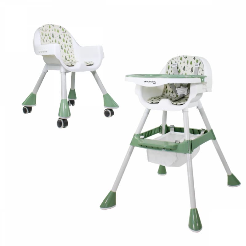 Trona bebé evolutiva 2 en 1 FOREST VERDE MOBICLINIC