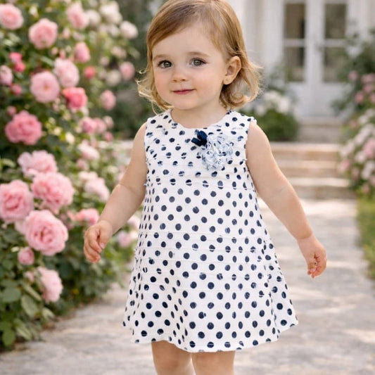Vestido bebé niña Alber topos 224005326