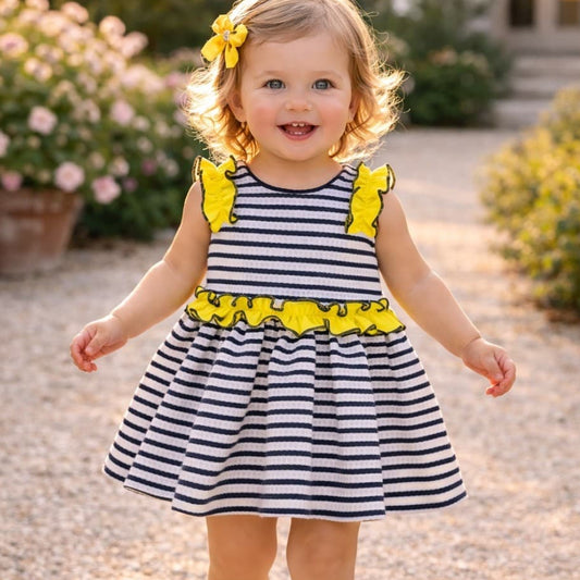 Vestido bebé niña Alber estampado rayas 224005335