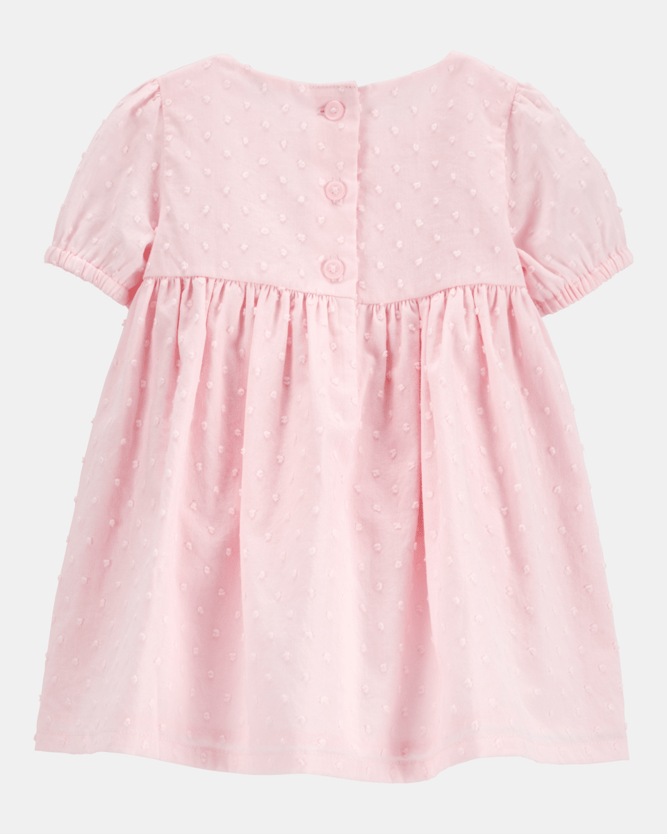 Vestido de algodón rosa